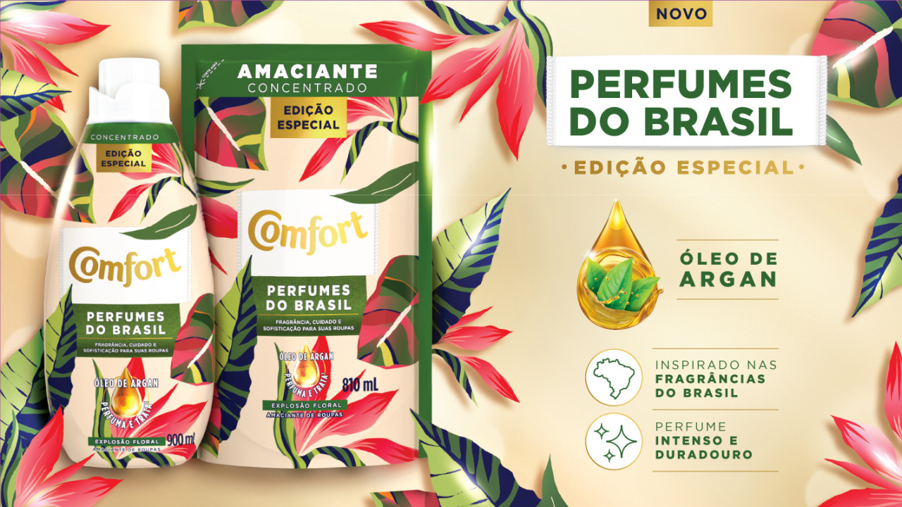 Conheça Comfort Edição Especial Perfumes do Brasil